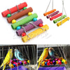 1 pcs Bird Pet Parrot Parakeet Budgie Cockatiel Cage Hammock Swing Toys Hanging