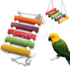 1 pcs Bird Pet Parrot Parakeet Budgie Cockatiel Cage Hammock Swing Toys Hanging