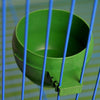 Plastic Round Bird Parrot Aviary Pet Cage Water Food Feeder Feeding Bowl