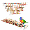 Birds Swing Wooden Bridge Ladder Climb Cockatiel Parakeet Budgie Parrot