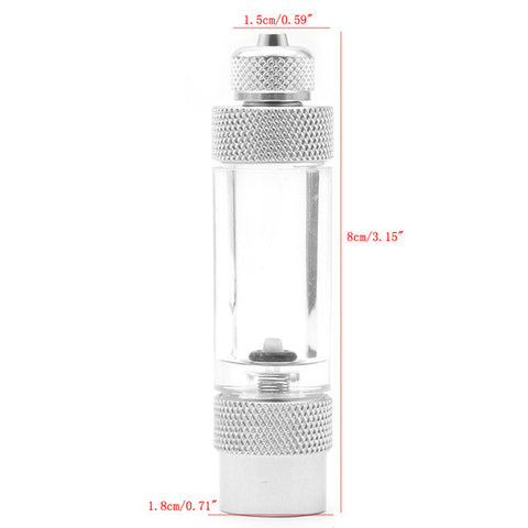 1PC Aluminum Alloy  Aquarium CO2 Bubble Counter Check Valve-Regulator Diffuser Single