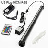 LED Aquarium Fish Tank Submersible Light Air Bubble Lamp Remote