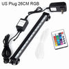 LED Aquarium Fish Tank Submersible Light Air Bubble Lamp Remote