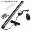 LED Aquarium Fish Tank Submersible Light Air Bubble Lamp Remote