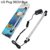 US Plug Aquarium Fish Tank Bar Submersible Waterproof Clip Lamp Decor