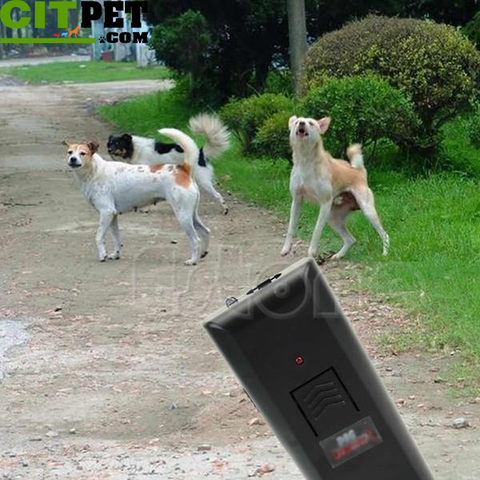 E74 New 1PC Ultrasonic Aggressive Dog Pet Repeller Anti
