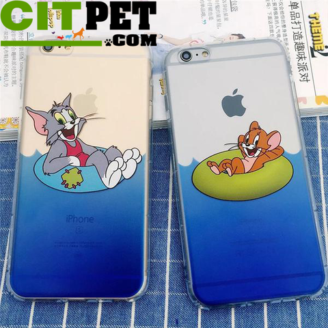 FREE Tom & Jerry Bumper Slim Translucent Silicone Cover