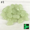 50pcs Glow In The Dark Artificial Luminous Pebbles