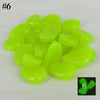 50pcs Glow In The Dark Artificial Luminous Pebbles