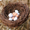 1PC Cute Handmade Vine Brown Bird Nest House Home Nature Craft Holiday Decoration