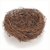 1PC Cute Handmade Vine Brown Bird Nest House Home Nature Craft Holiday Decoration