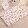 Dog Mat Cute Floral Paw Puppy Fleece Soft Blanket Beds Warm Pet Print New Printed