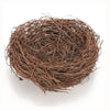 1PC Cute Handmade Vine Brown Bird Nest House Home Nature Craft Holiday Decoration