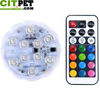 10pc LED Coral Reef Grow Light High Power Fish Tank Lamp LED Bulbs RGB Remote Controll