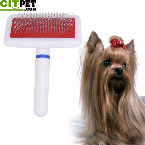 Practical Pet Dog Needle Comb for Dog Cat Gilling Brush Dog Rake Comb Quick