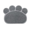 Dog Paw Shape Cup Pet Dog Puppy Cat Feeding Mat Pad Bed