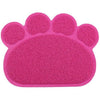 Dog Paw Shape Cup Pet Dog Puppy Cat Feeding Mat Pad Bed