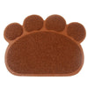 Dog Paw Shape Cup Pet Dog Puppy Cat Feeding Mat Pad Bed