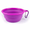 Dog Bowl,Dog Cat Pet Travel Bowl Silicone Collapsible