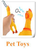 Dog Toy Fun Novelty Squawking Screaming Shrilling Rubber Chicken