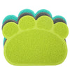 Dog Paw Shape Cup Pet Dog Puppy Cat Feeding Mat Pad Bed