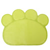 Dog Paw Shape Cup Pet Dog Puppy Cat Feeding Mat Pad Bed