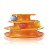 Cat Toys Intelligence Three Level Tower with Triple Play Disc Balls