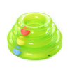 Cat Toys Intelligence Three Level Tower with Triple Play Disc Balls