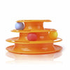 Cat Toys Intelligence Three Level Tower with Triple Play Disc Balls