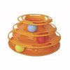 Cat Toys Intelligence Three Level Tower with Triple Play Disc Balls