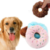 Lovely Pet Dog Puppy Cat Tugging Squeaker Quack Sound Toy Chew Donut Play Toys