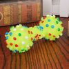 Dog Toys Colorful Dotted Dumbbell Shaped Dog Toys Squeeze