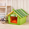 New Fashion Striped Removable Cover Mat Dog House Dog Beds For Small Medium Dogs