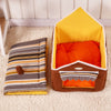 New Fashion Striped Removable Cover Mat Dog House Dog Beds For Small Medium Dogs