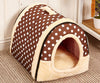 Dog House Nest With Mat Foldable Pet Dog Bed Cat Bed House 2017