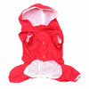 Pet Dog Rain Coat Jacket Clothes Dog Puppy Waterproof Hoodie Raincoat