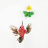 Electric Rotating Butterfly Bird Steel Wire Cat Teaser For Pet Kitten Toys