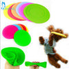 Dog Flying Disc Tooth Resistant Training Toy Play Frisbee Tide