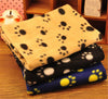 Lovely Pets Mat Design Paw Print Soft Warm Fleece Pet Blanket Dog Cat Mat Puppy Bed Sofa