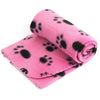 Lovely Pets Mat Design Paw Print Soft Warm Fleece Pet Blanket Dog Cat Mat Puppy Bed Sofa