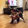 Pet Cat Pirate Costume Suit Halloween with Hat