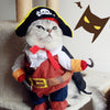 Pet Cat Pirate Costume Suit Halloween with Hat