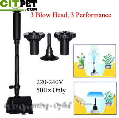 High Power Fountain Water Pump, Water Circulate & Air Oxygen Increase