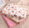 Dog Mat Cute Floral Paw Puppy Fleece Soft Blanket Beds Warm Pet Print New Printed