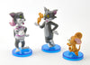 Free Shipping - 9pcs/lot Cartoon Tom and Jerry Action Figures Tom Jerry Spike PVC Action Figures Toys Model