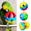 Pet Bird Bites Toy Parrot Chew Ball Swing Cage Hanging Cockatiel