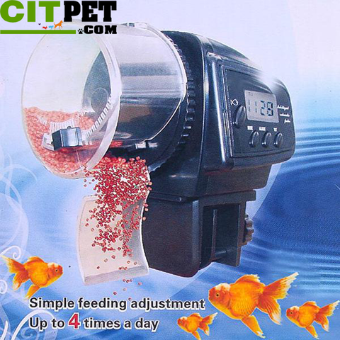 Digital LCD Automatic Aquarium Tank Auto Fish Feeder Timer Food Feeding