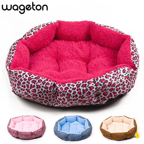 Colorful Leopard Print Pet Cat And Dog Bed Hot Sales !!!