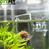 Glass Feeding Cup Fish Feeder Brine Shrimp Eggs Red Worms Food