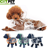 Dog Clothes transparent raincoat light clothes waterproof